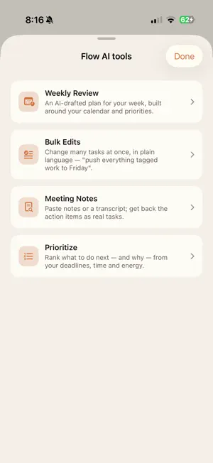 FlowDay - AI Daily Planner screenshot 1