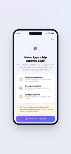 Splyt: Split Wisely screenshot 1
