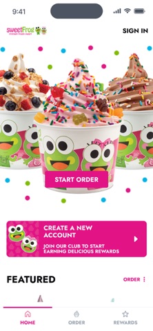 sweetFrog® iPhone screenshot
