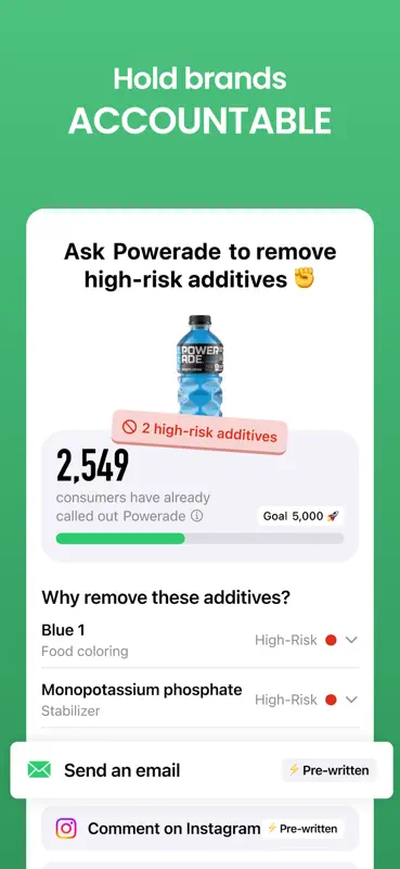 Yuka - Food & Cosmetic Scanner screenshot 5 of 6