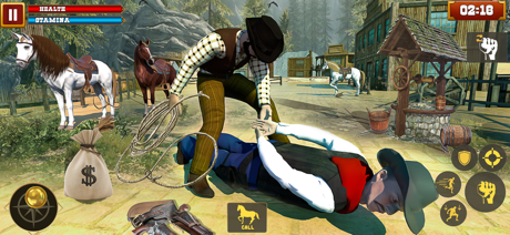 Rider Cowboy Shooting Survival screenshot 9