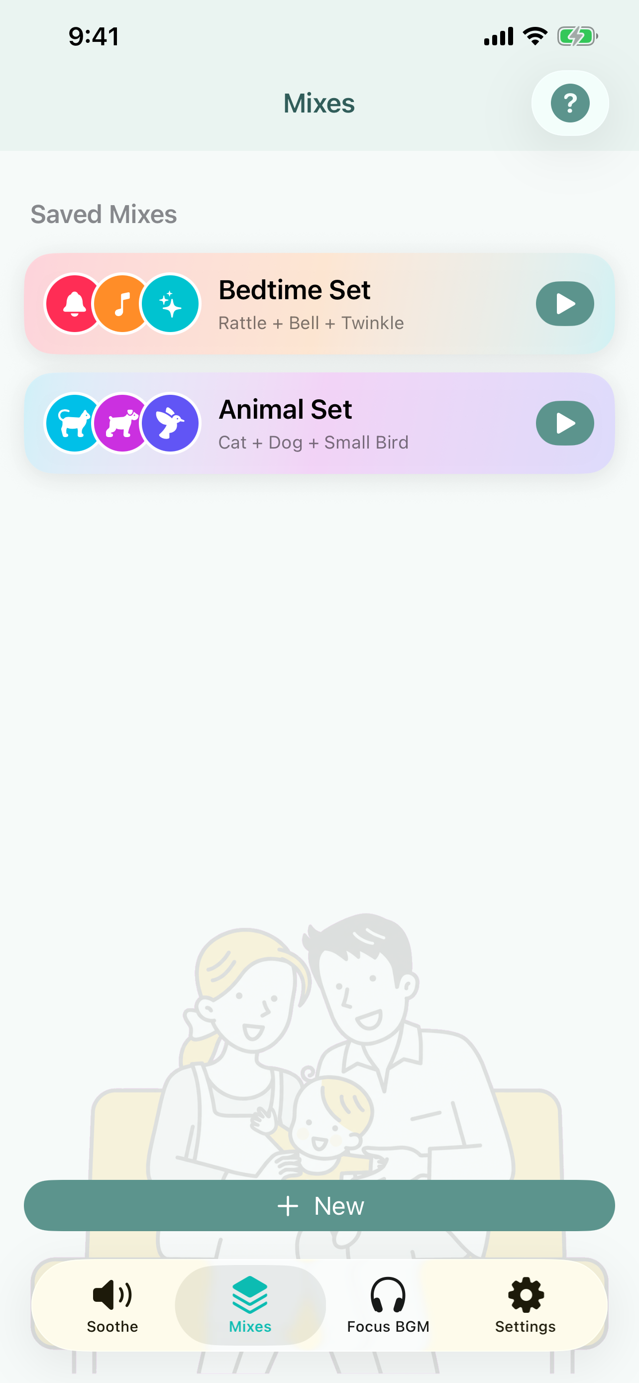 HushFlow: Baby & Focus Sounds screenshot 2