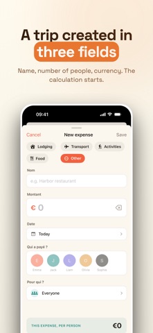 Trip Budget Friends : Kubu iPhone screenshot