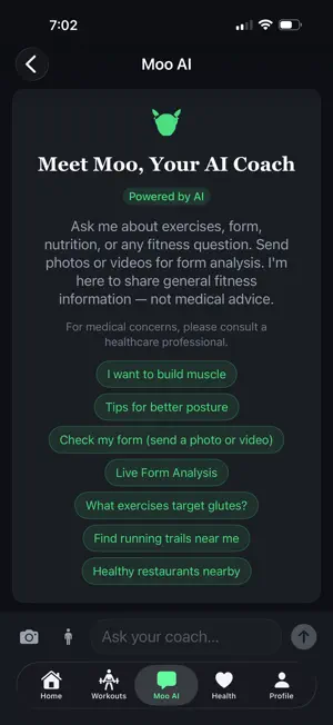 Moo Fitness screenshot 3