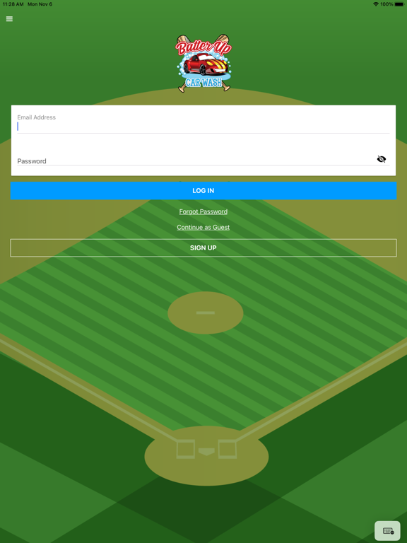 Batter Up Car Wash iPad screenshot