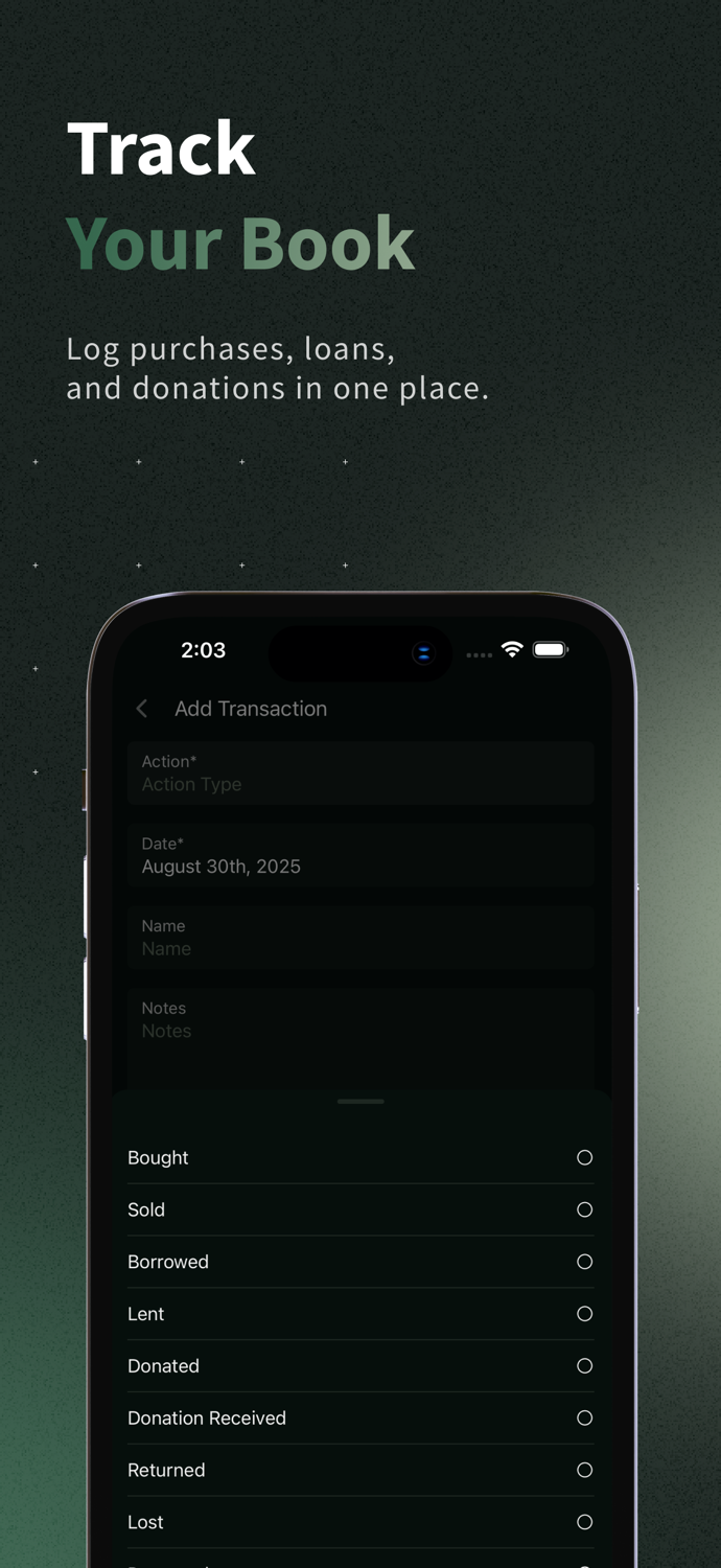 BookPine - Book Tracker and Log