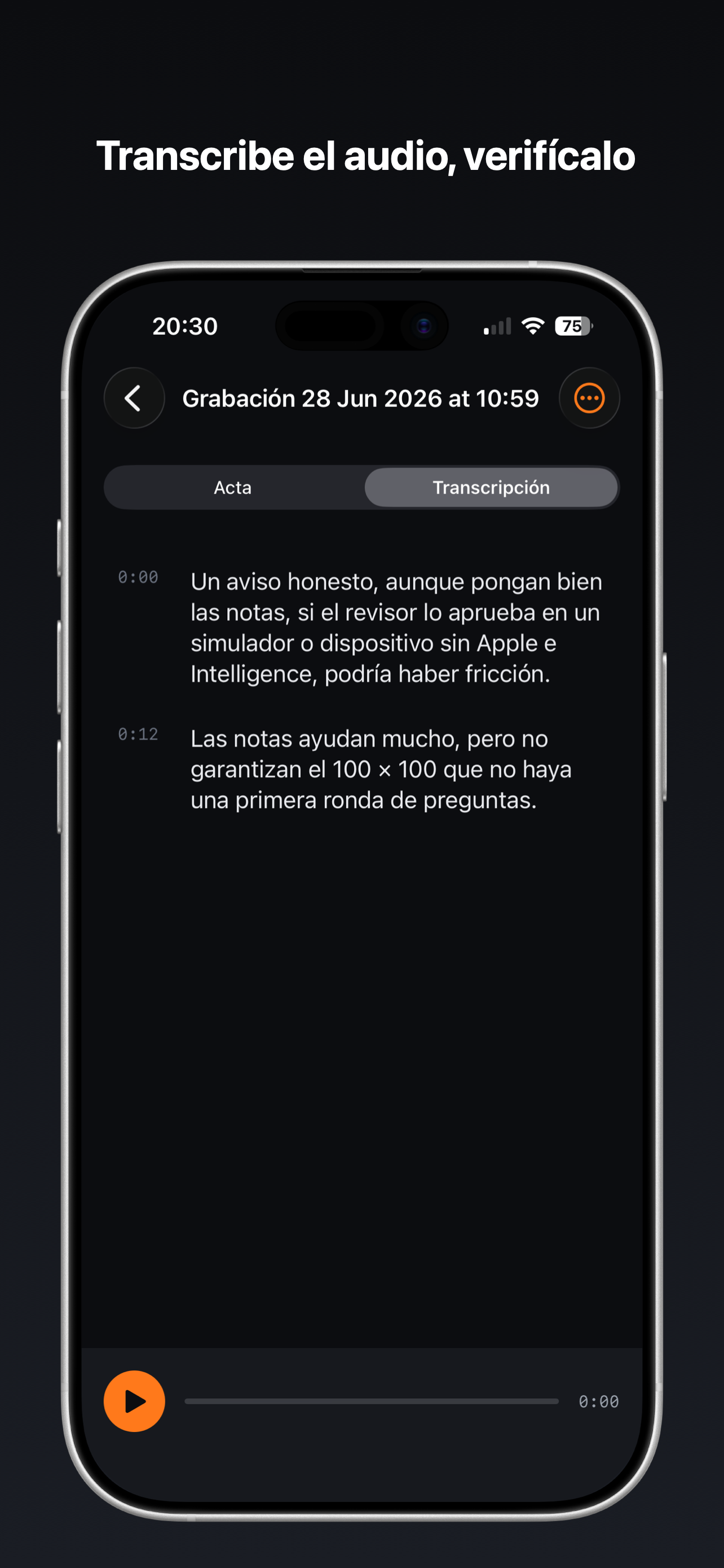 Escriba: voz a texto