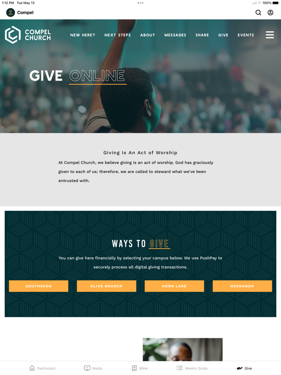 Compel Church iPad screenshot 4 - Education app
