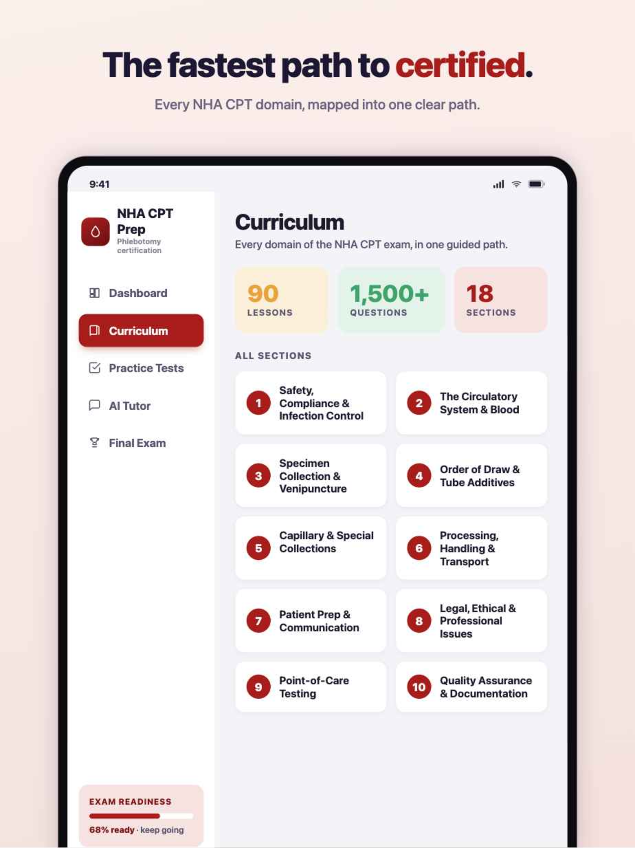Phlebotomy NHA CPT Prep | NOVA screenshot 7