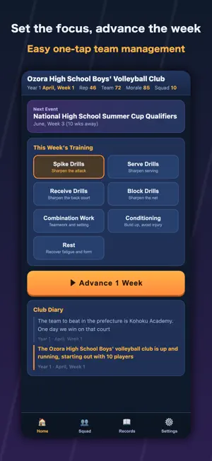 Volleyball Club Saga screenshot 2
