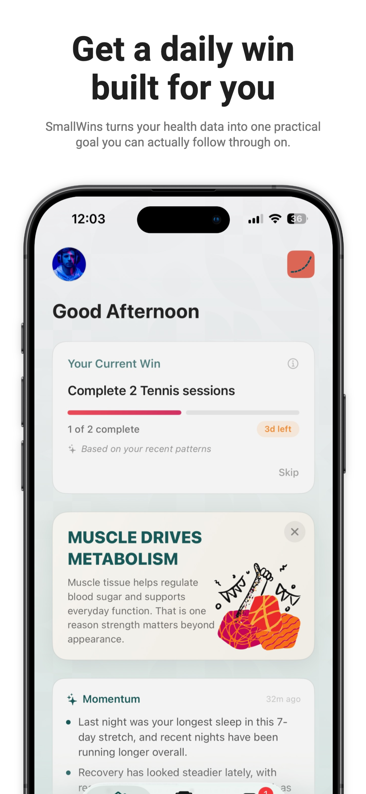 SmallWins: Win Your Health screenshot 4