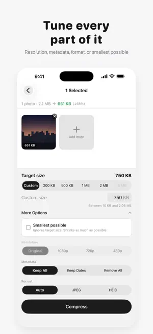 Compress: Photos & Videos screenshot 4