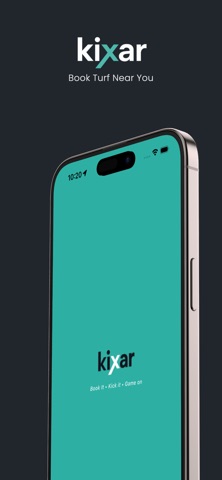 Kixar - Turf Booking screenshot