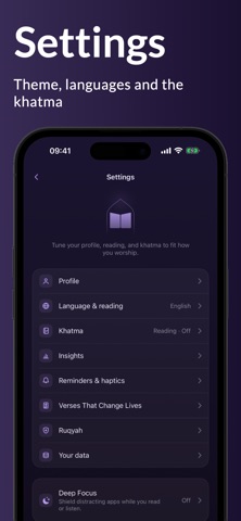 Wird: Daily Quran iPhone screenshot