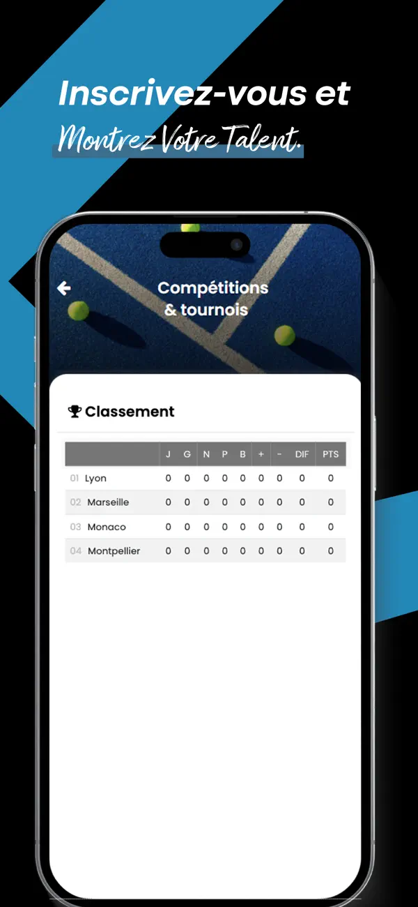 Screenshot #1 pour ACE PADEL JURA