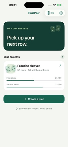 PurlPair: Shaping Row Counter screenshot 3
