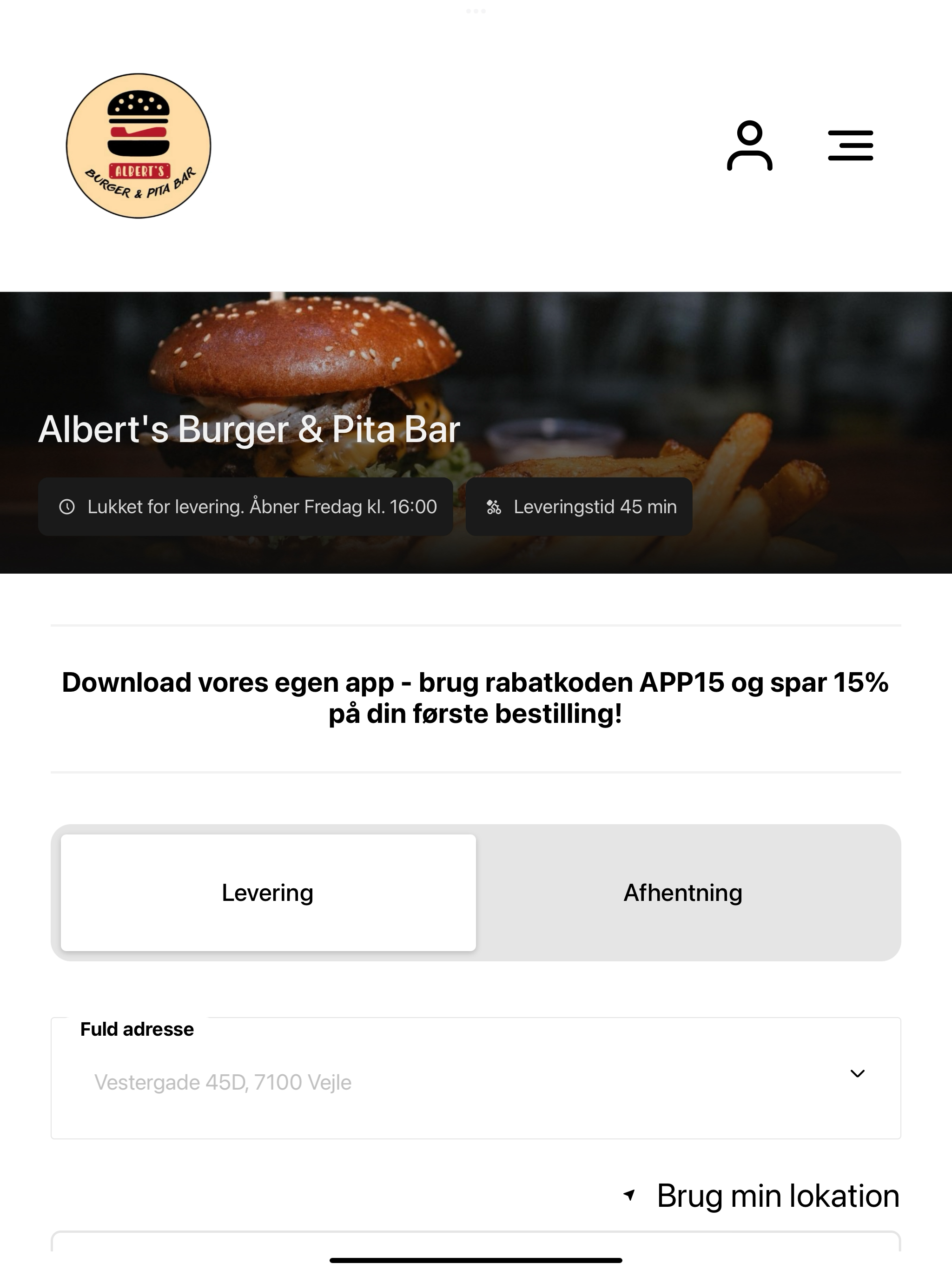 Albert's Burger & Pita Bar