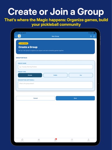 PicklePlay - Pickleball iPad screenshot 4