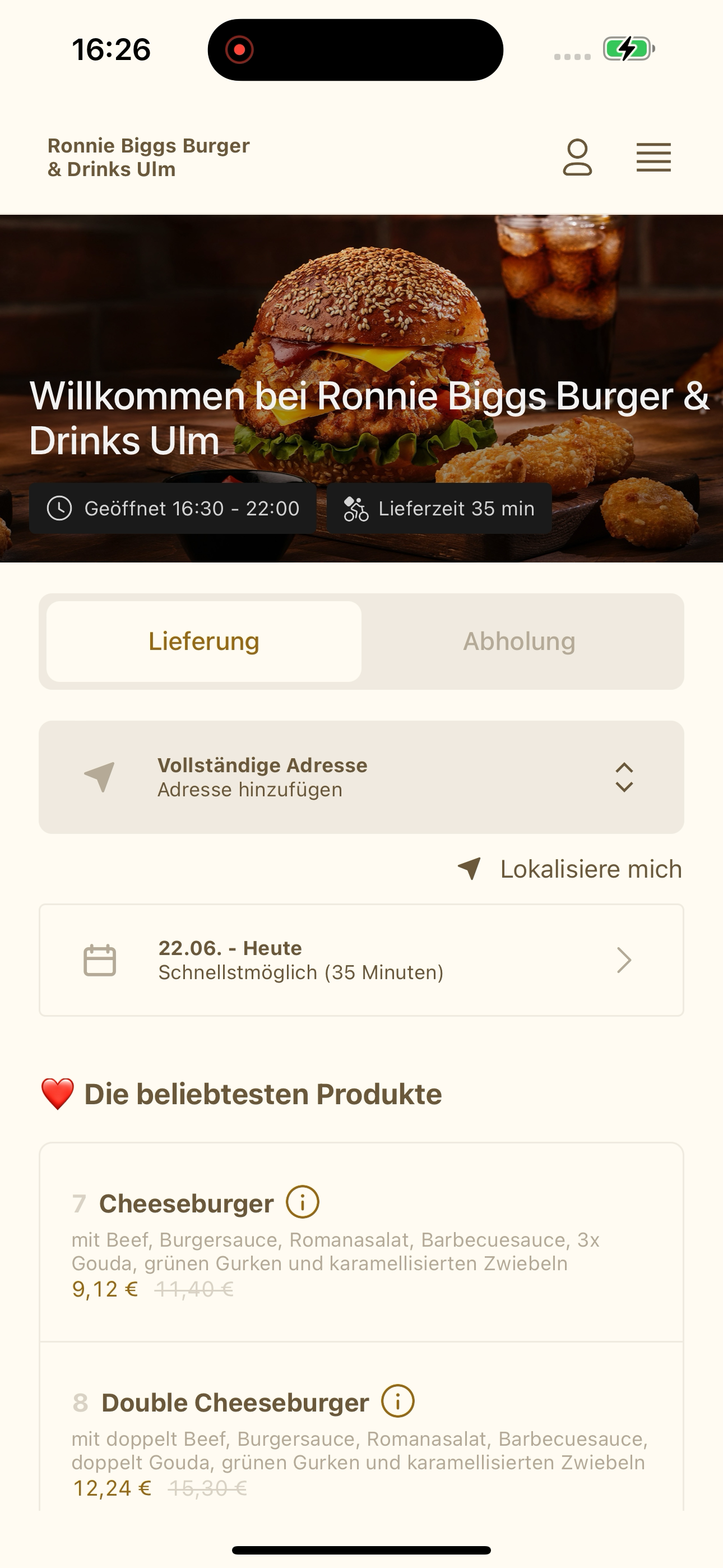Ronnie Biggs Burger and Drinks screenshot 3