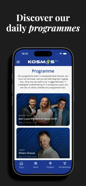 Kosmos 94.1 iPhone screenshot 2