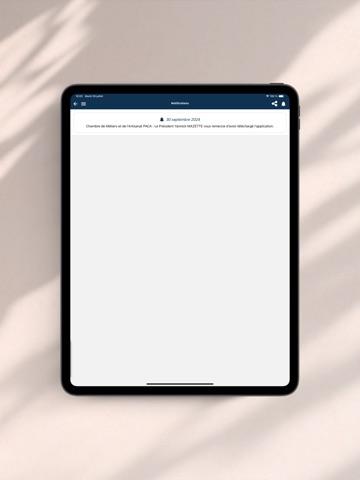 Ma CMA en Poche iPad screenshot
