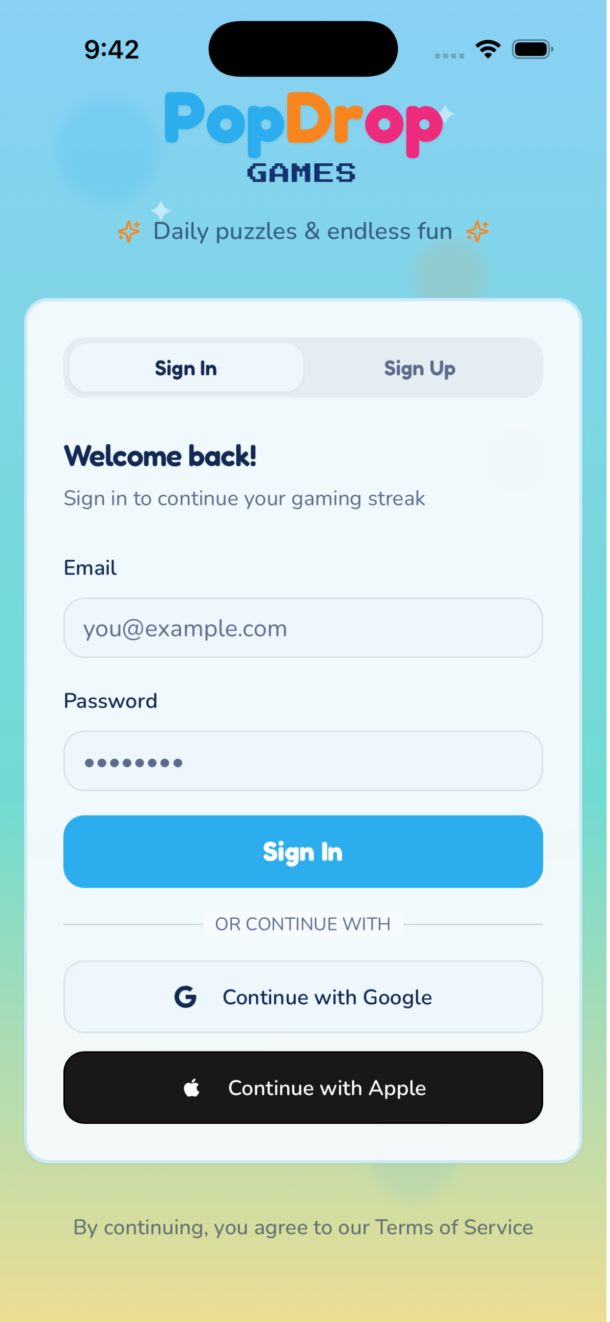 PopDrop Games