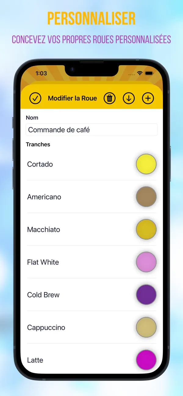 Screenshot #2 pour Roue de quoi? Les décisions!