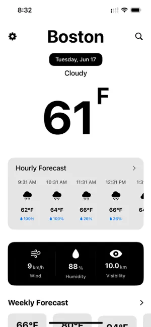 Black Sky Weather screenshot 1