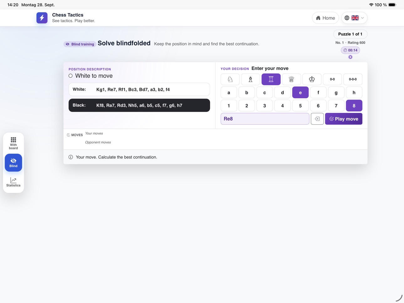 Screenshot 10 of Chess Tactics Trainer