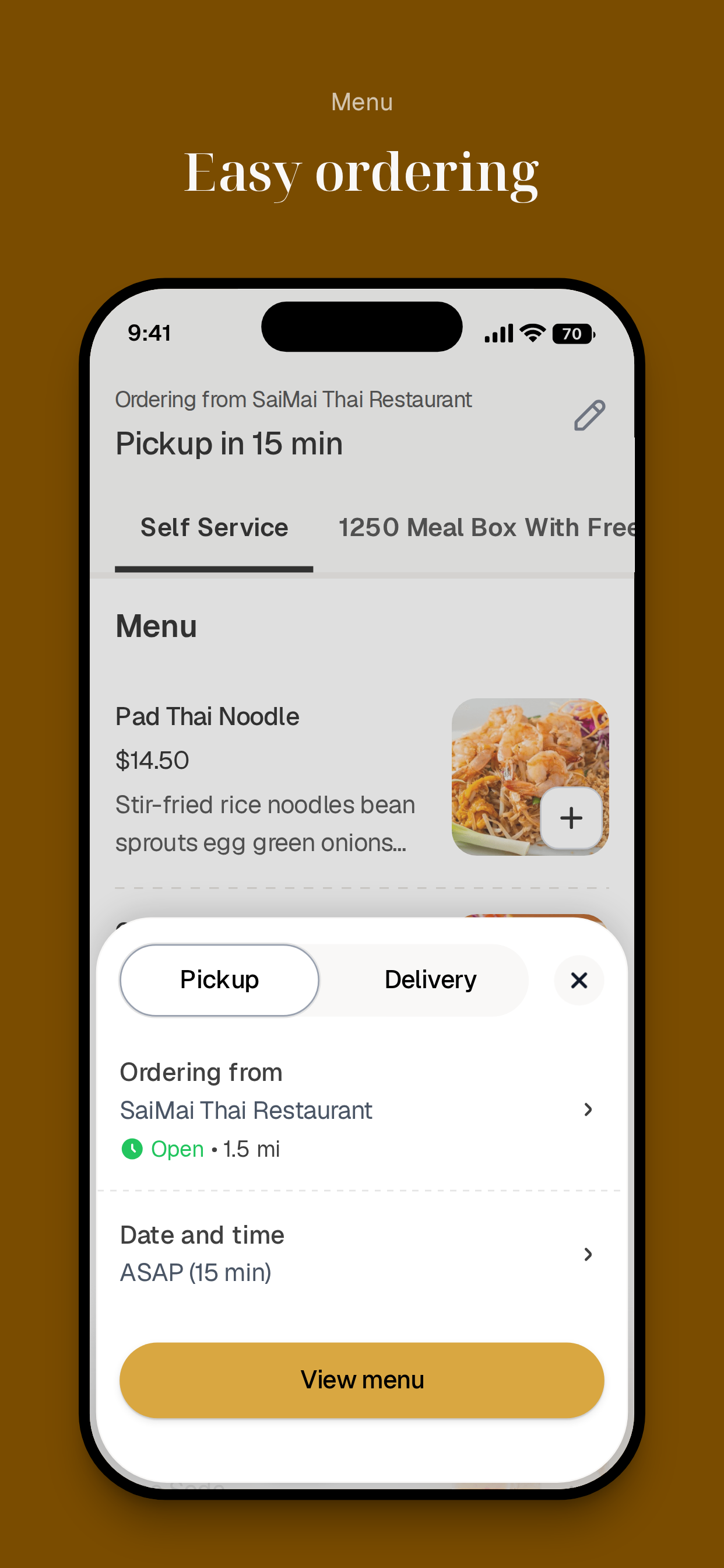 SaiMai Thai Restaurant To Go screenshot 3