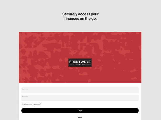 Screenshot #4 pour Frontwave Mobile Banking