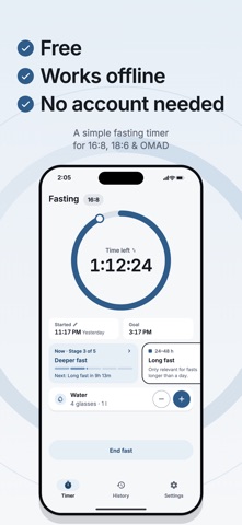 Intermittent Fasting: JustFast Screenshot 1 of 7