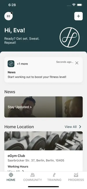 Holmes Place PT screenshot 2