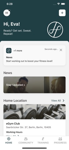 Holmes Place PT screenshot