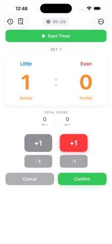 Score Badminton screenshot