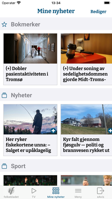 Folkebladet.no Screenshot