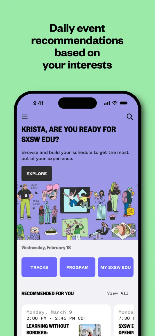 Screenshot #3 pour SXSW EDU® GO 2026 Event Guide