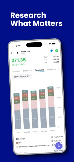 Inferentica: Stock Research screenshot 1