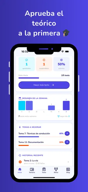 Test DGT 2026 - Aprobify iPhone screenshot 1