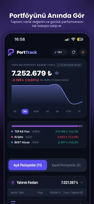 PortTrack: Portföy & Fon Takip screenshot 2