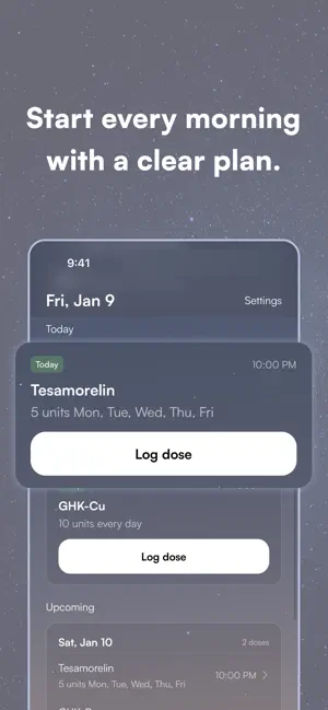 Peptide Tracker Log & Reminder screenshot 2
