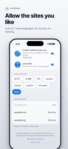 Ad Blocker: Clean Web Screenshot 2 of 3