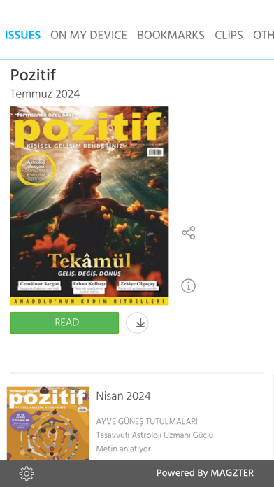 Pozitif Dergisi Screenshot