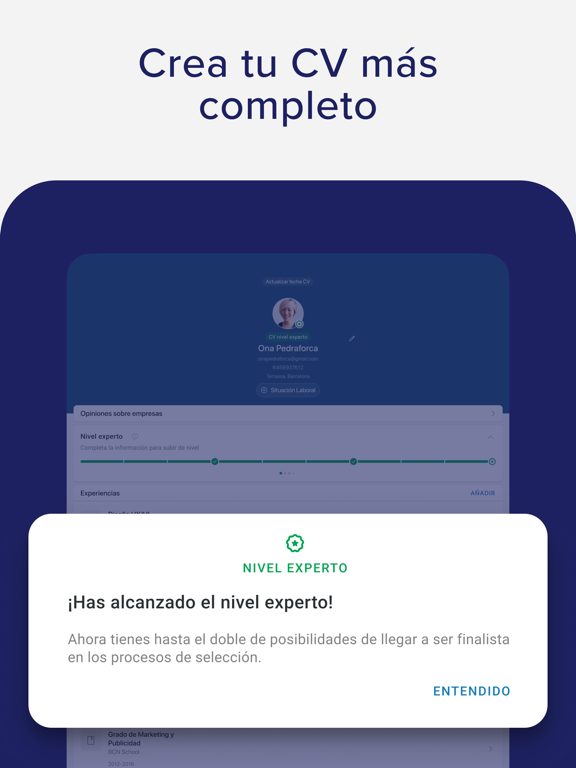 Screenshot #6 pour InfoJobs - Trabajo y Empleo