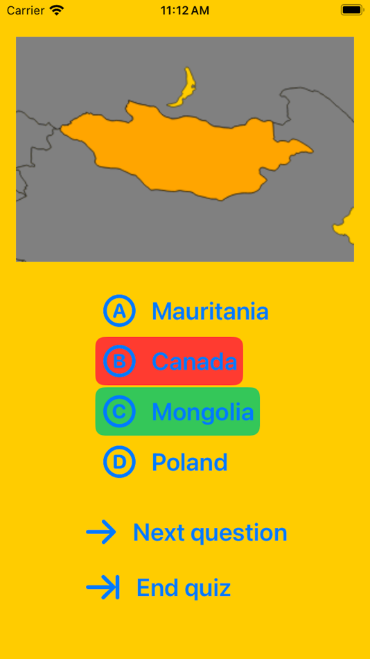 #6. Super Maps: Map Quiz (iOS) Bởi: DegerGames