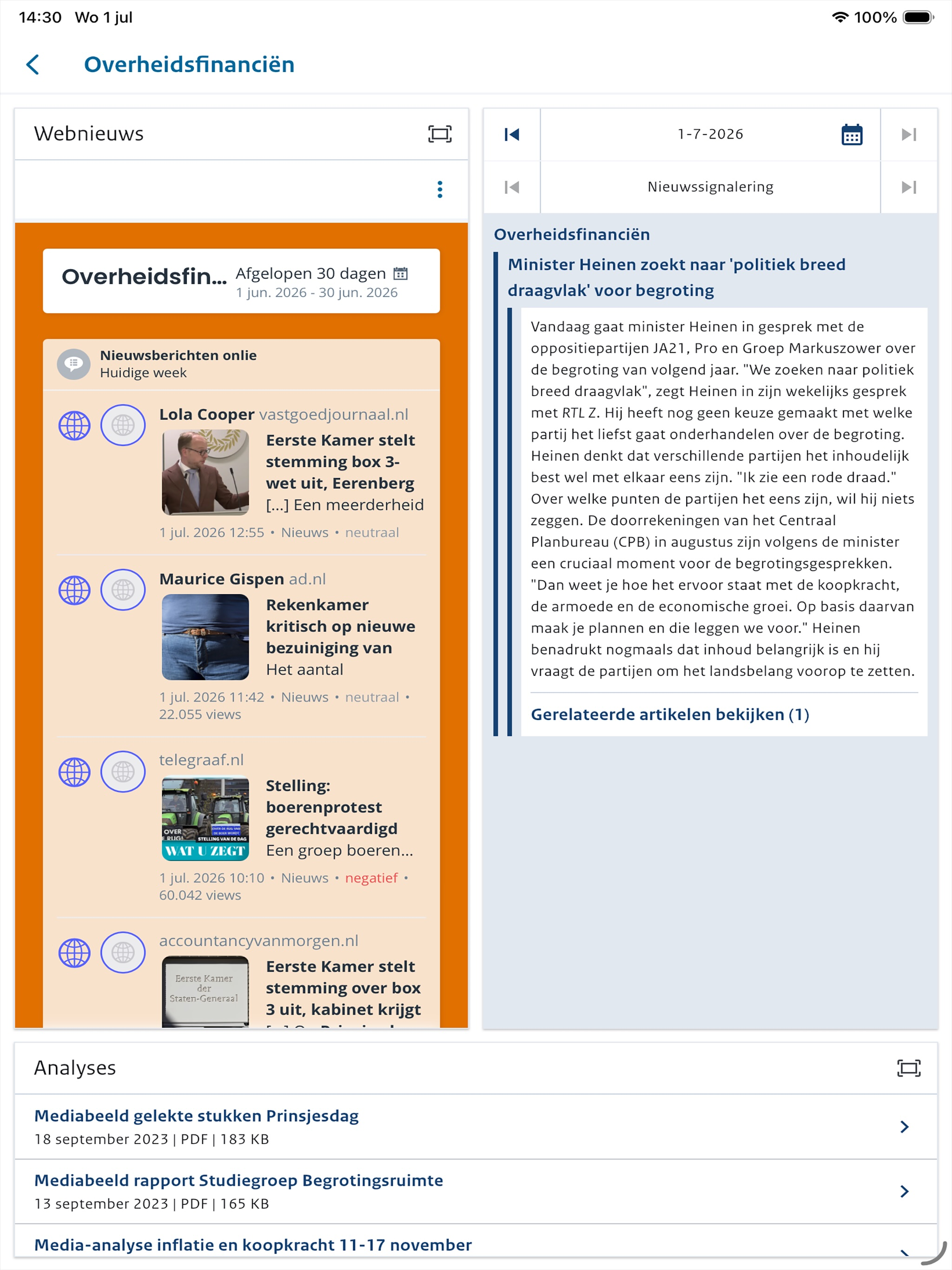 MinFin Nieuws screenshot 4