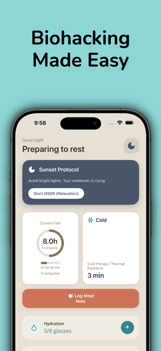 Oasis: Longevity & Habits Screenshot 1 of 8