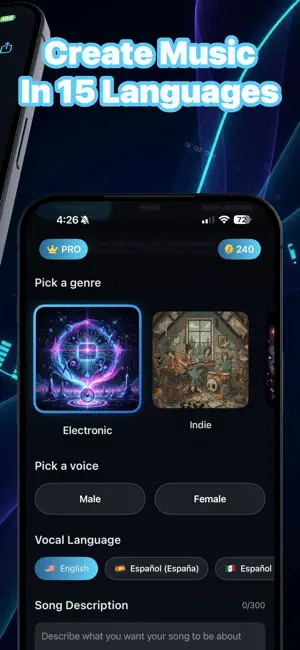 Eustasia - AI Music Maker screenshot 3