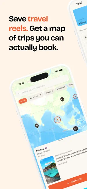 Reely: Save Travel Reels screenshot 1