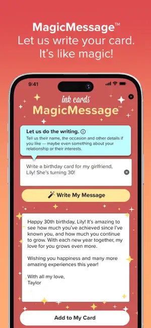 Ink Cards: Send Custom Cards iPhone screenshot 5